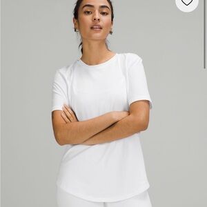 Lululemon Athletica White Love Crewneck T-Shirt